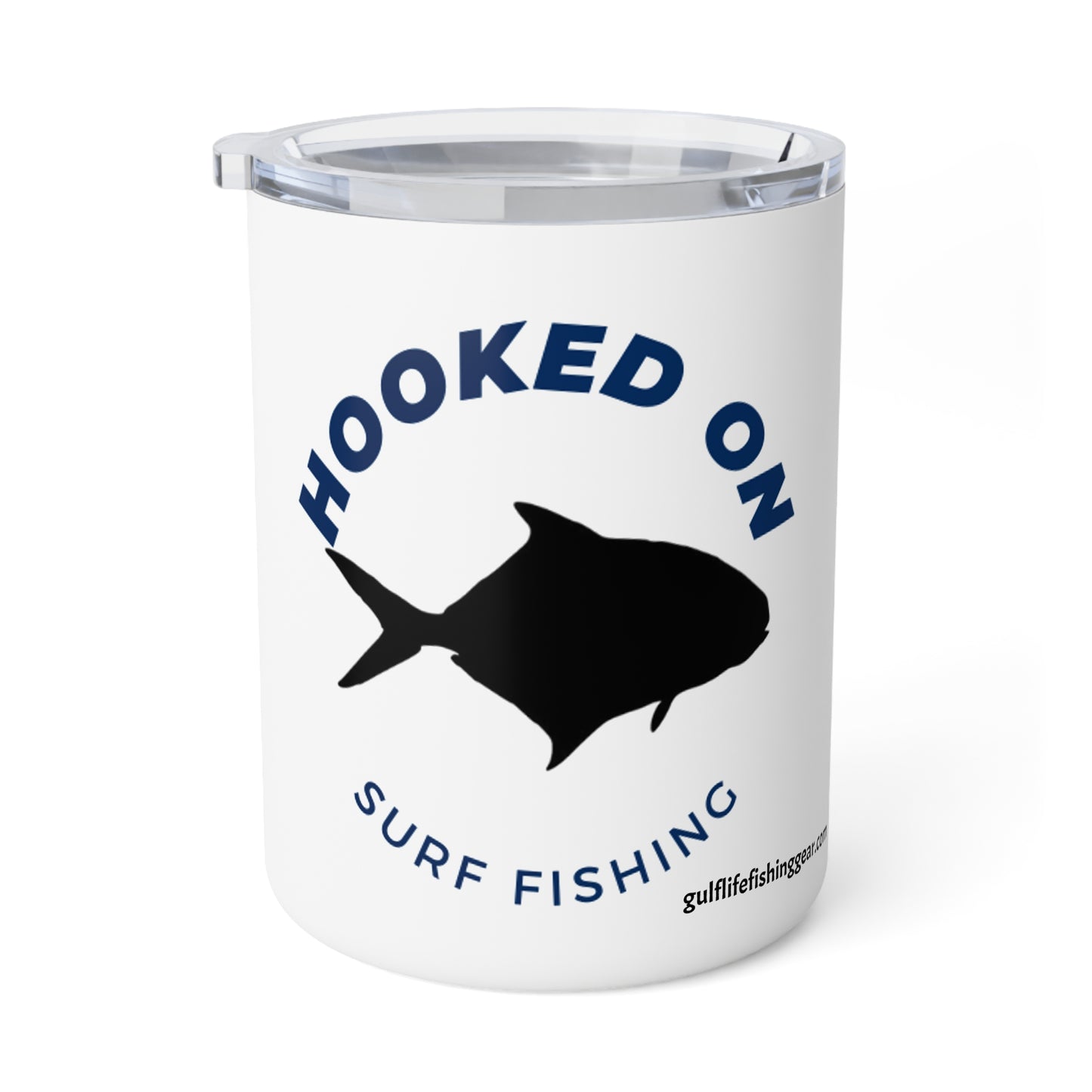 Hooked On Surf Fishing Insulated Coffee Mug, 10oz