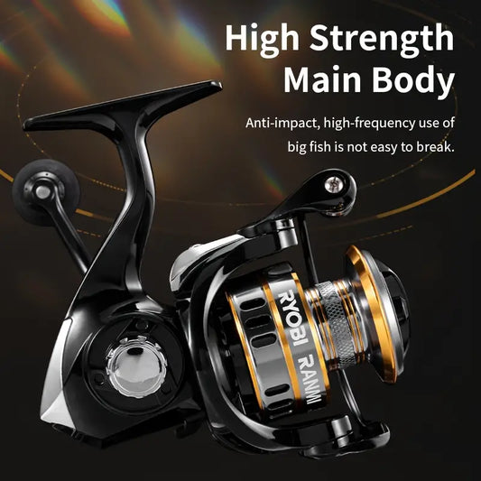 RYOBI RANMI RY Spinning Reels, Ultralight Metal 5.2:1 Gear Ratio