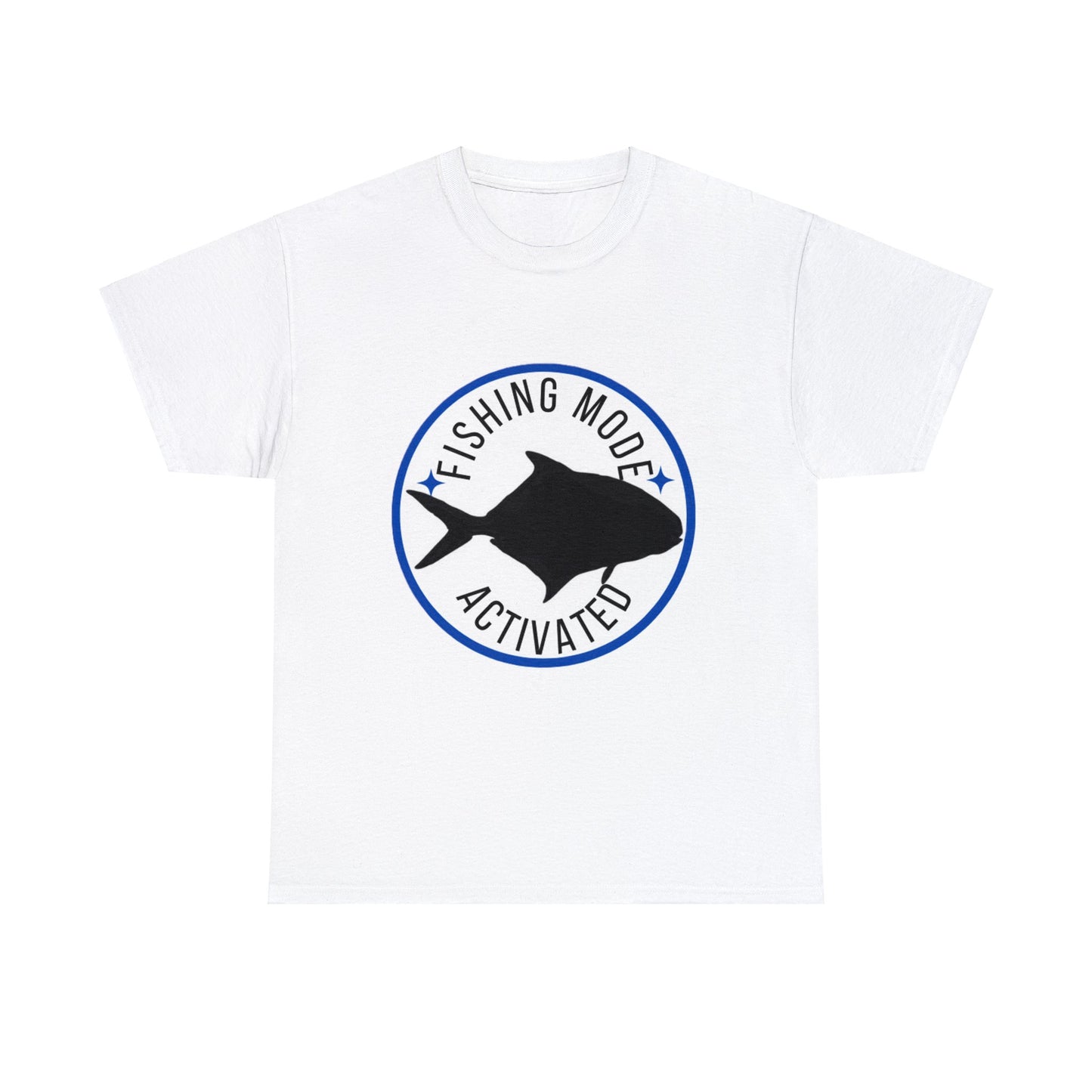 Fishing Mode Activated Unisex Heavy Cotton Tee