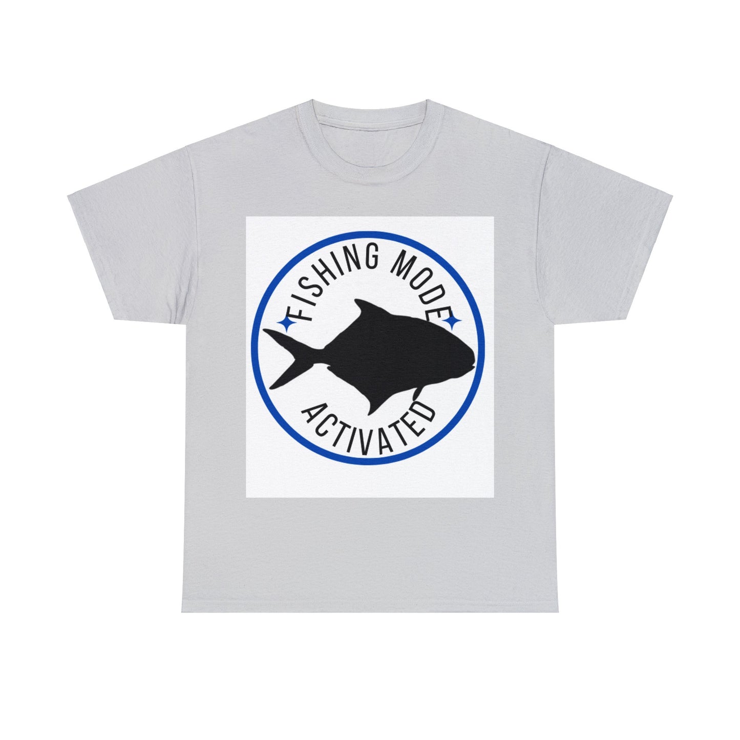 Fishing Mode Activated Unisex Heavy Cotton Tee