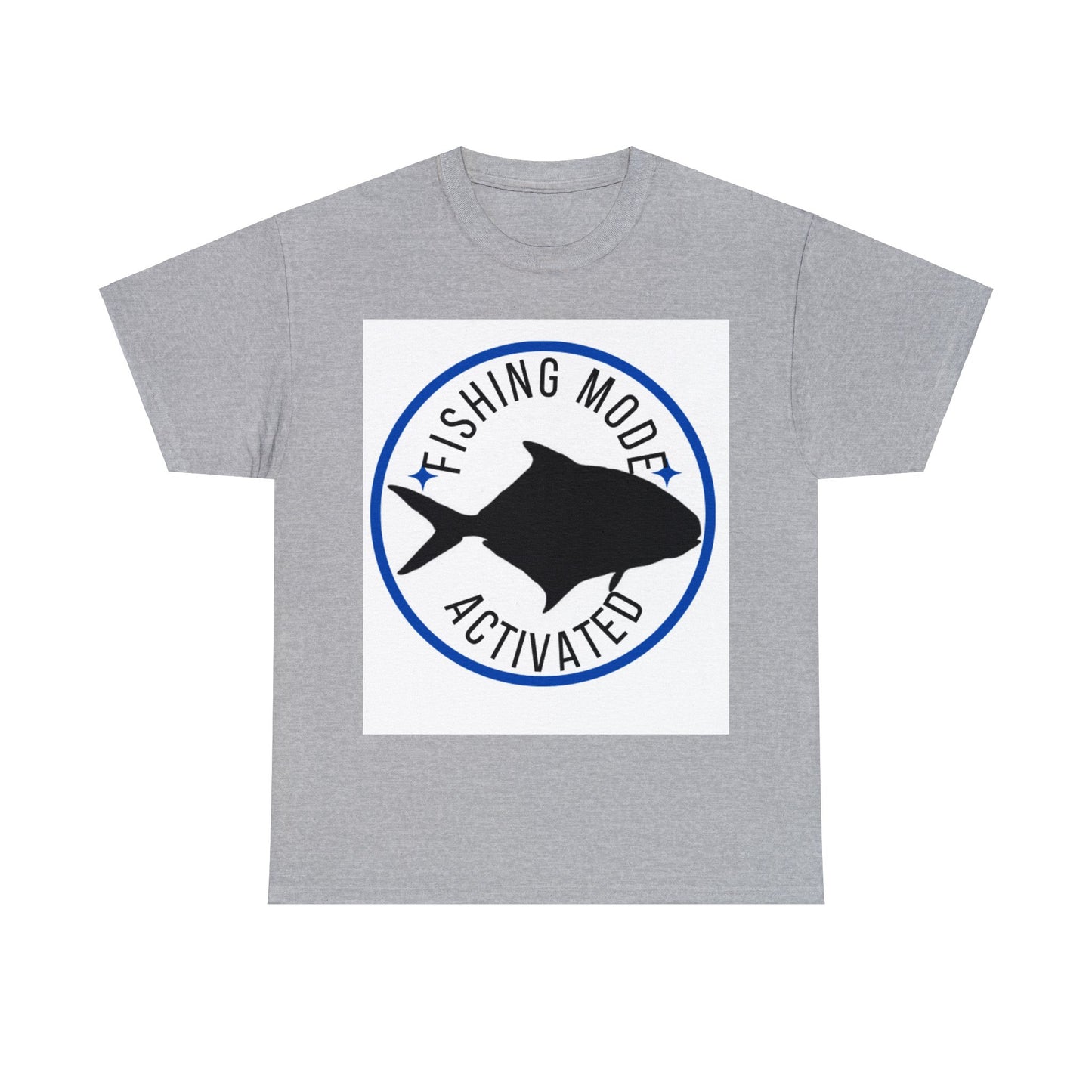 Fishing Mode Activated Unisex Heavy Cotton Tee