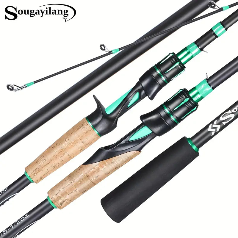 Sougayilang Medium Power Fishing Rod–Carbon-Fiber (7FT)