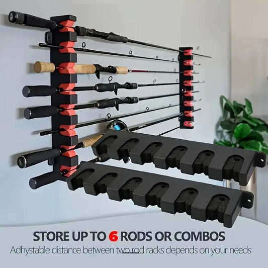 Fishing Rod Display Rack