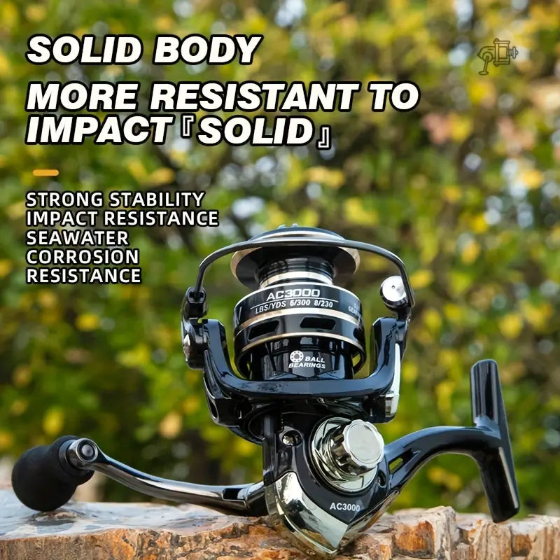 AC 7000 5.2:1 Gear Ratio Fishing Reel