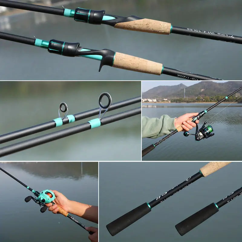 Sougayilang Medium Power Fishing Rod–Carbon-Fiber (7FT)