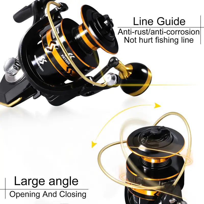 Sougayilang 12+1BB Aluminum Saltwater Reel