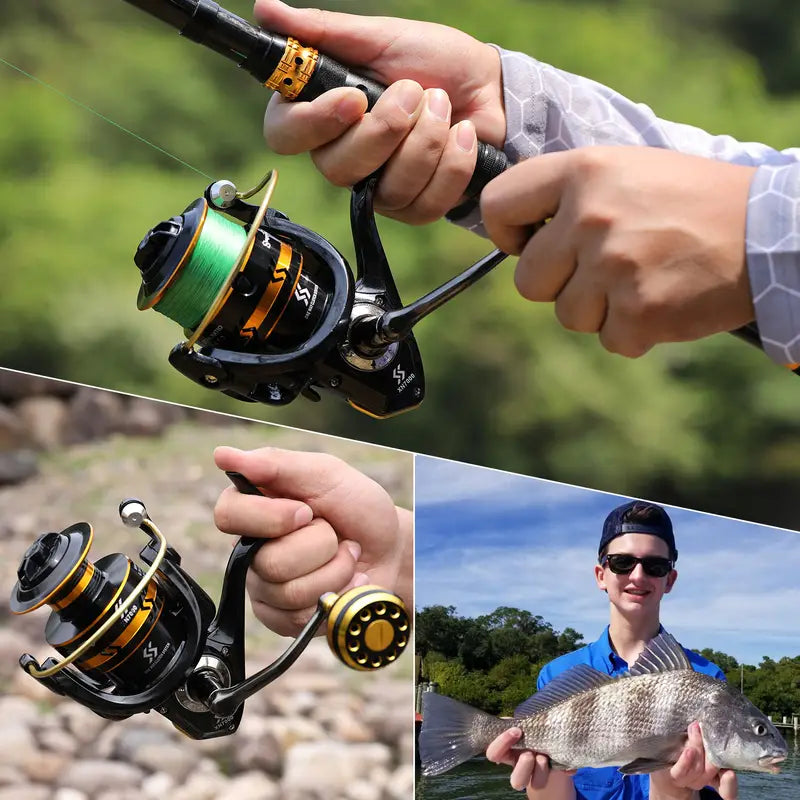 Sougayilang 12+1BB Aluminum Saltwater Reel