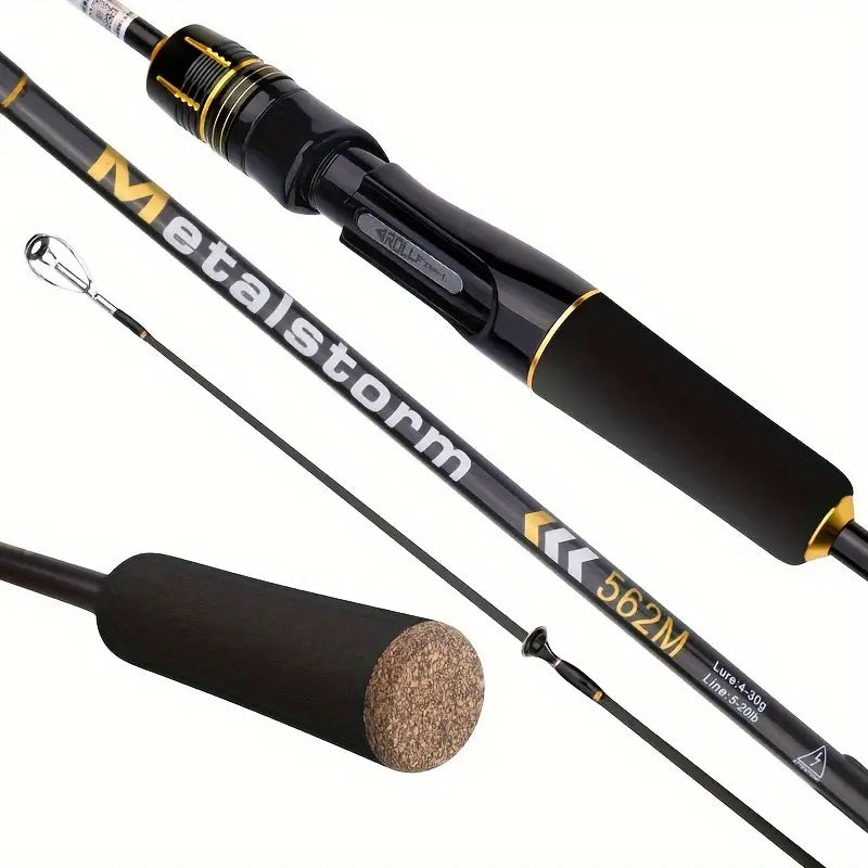 Metalstorm Premium Carbon-Fiber Fishing Rod - Lightweight (9FT)